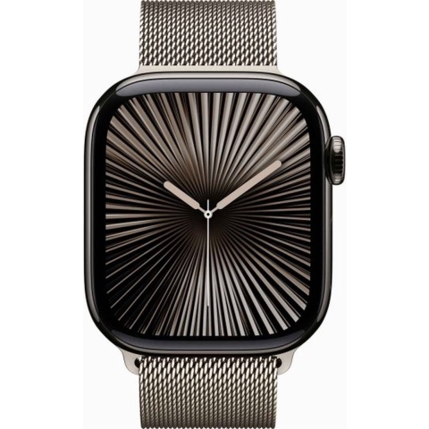 Apple Watch Series 10 GPs + Cellular 46mm Natural Milanese Loop M/l Smartwatch
