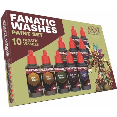The Army Painter Warpaints Fanatic: Wash Set - Verf