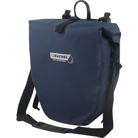 Enkele fietstas 25L Donkerblauw