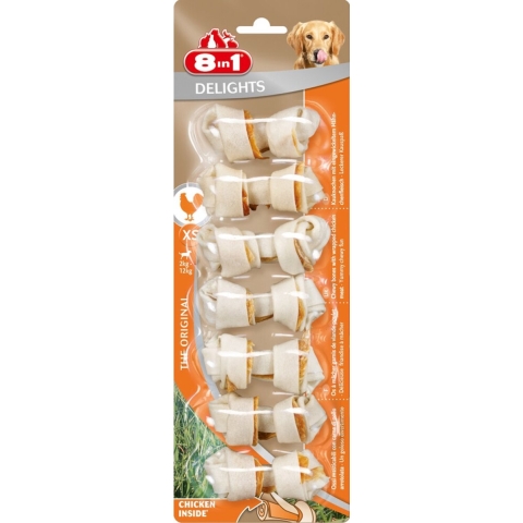 6x 8in1 Delights Bone XS 7 stuks