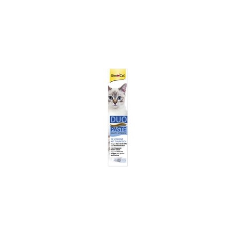 8x GimCat Multi-Vitamin Duo-Pasta Tonijn&Vitamines 50 gr
