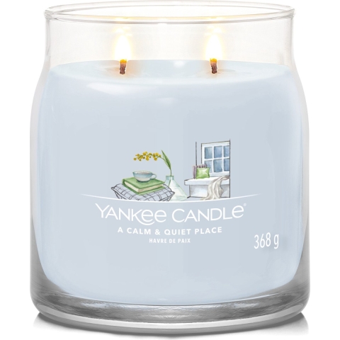 Yankee Candle Geurkaars Medium Jar A Calm&Quiet Place Signature 368 gr
