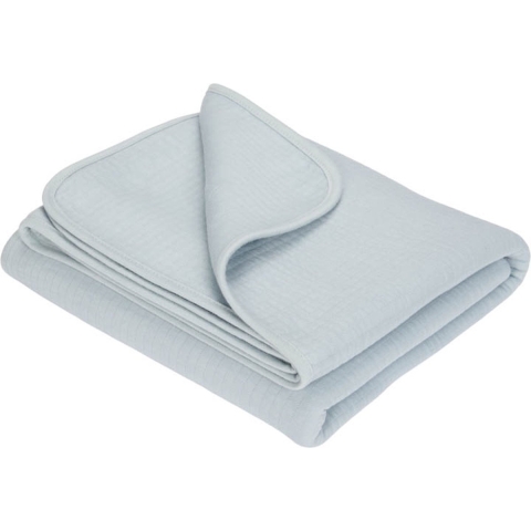 Deken Wieg Little Dutch Zomer Pure Soft Blue