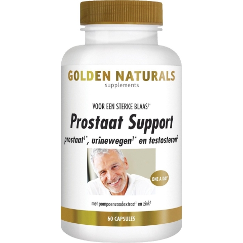 Gratis Verzending: Golden Naturals Prostaat Support 60 vegacapsules
