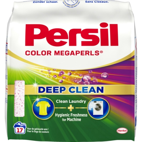 5x Persil Waspoeder Megaperls Color 17 Wasbeurten 1,02 kg