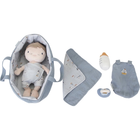 Knuffelpop Little Dutch Set Jim Sailors Bay