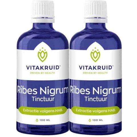 Gratis Verzending: 2x Vitakruid Ribes Nigrum Tinctuur 100 ml