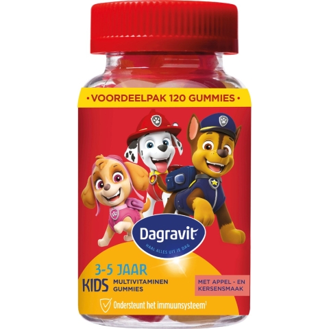 1+1 gratis: Dagravit Multivitamine Gummie Paw Patrol 120 gummies