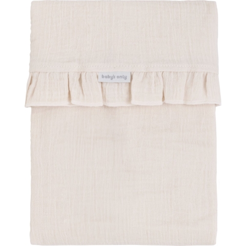 Laken Ledikant Baby's Only Ruffle Calm Warm Linen