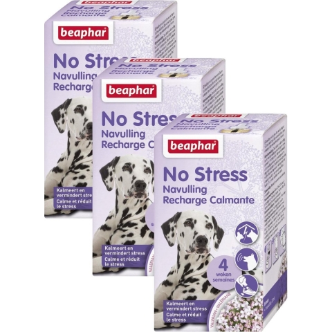 3x Beaphar No Stress Hond Navulling 30 ml