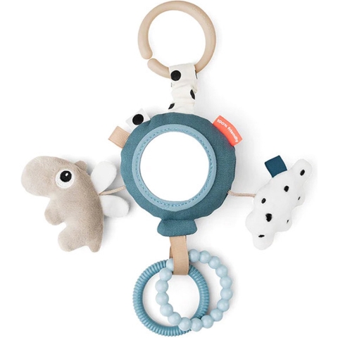 Speeltje Done by Deer To Go Activity Mirror Happy Clouds Blue