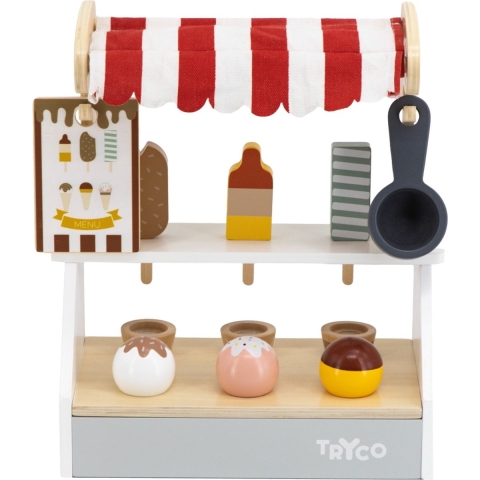 Houten Ijskraam Tryco Ice Cream Cart