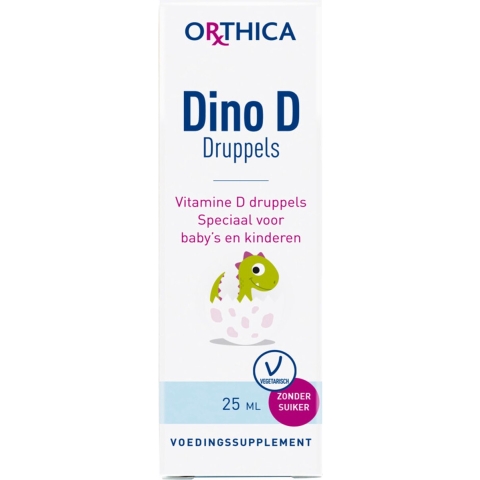 Gratis Verzending: 2x Orthica Dino D Druppels 25 ml