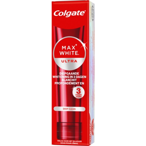 3x Colgate Tandpasta Max White Ultra Deep Clean 75 ml