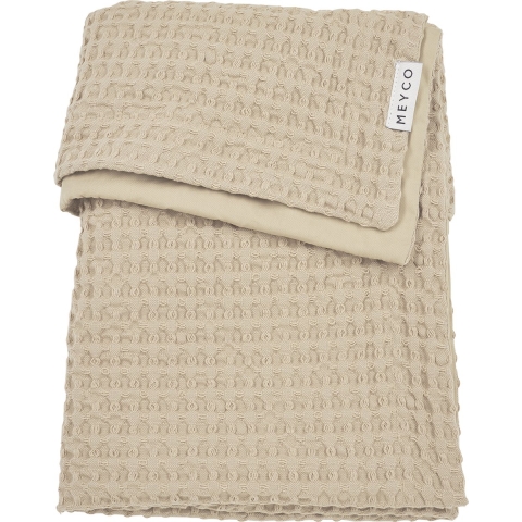 Deken Wieg Meyco Wafel Cotton Sand