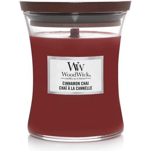WoodWick Geurkaars Medium Cinnamon Chai 275 gr