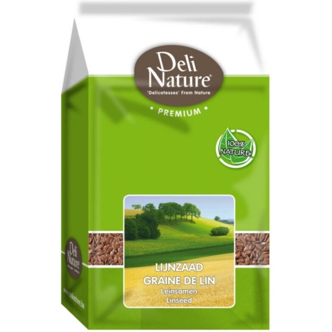 10x Deli Nature Lijnzaad 1 kg