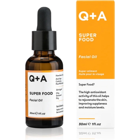 3x Q+A Superfood Gezichtsolie 30 ml