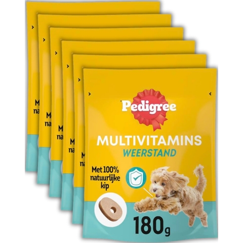 6x Pedigree Multivitamins Immune 180 gr