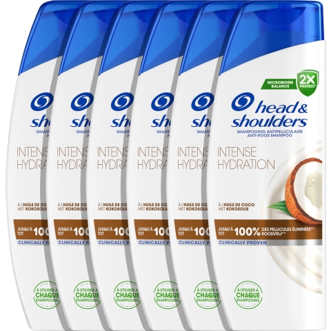6x Head&Shoulders Shampoo Intense Hydration 300 ml