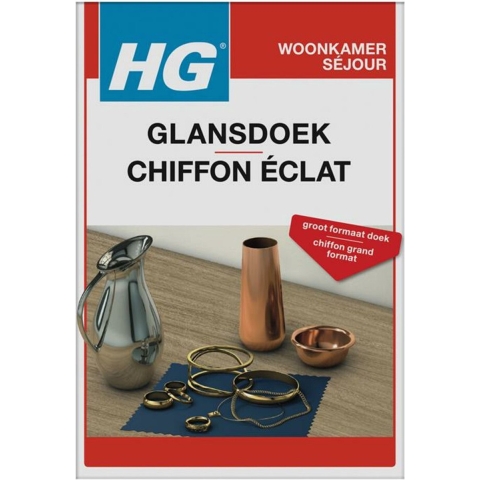 6x HG Zilver Glansdoek