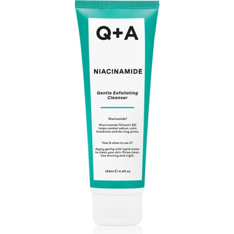 3x Q+A Niacinamide Exfoliating Cleanser 125 ml