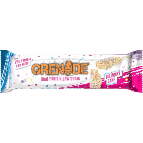Grenade Protein Bars Birthday Cake 12 x 60 gr