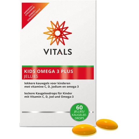 Gratis Verzending: Vitals Kids Omega 3 Plus Jellies 60 stuks