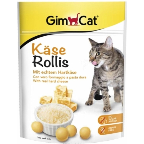6x GimCat Kaas Rollis 140 gr