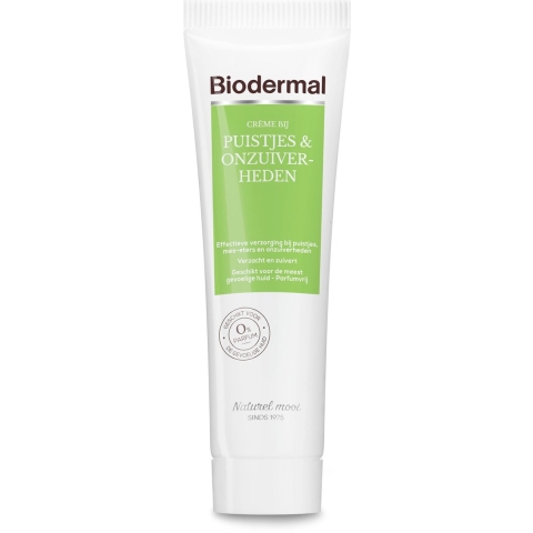 1+1 gratis: Biodermal Crème bij Puistjes&Onzuiverheden 30 ml
