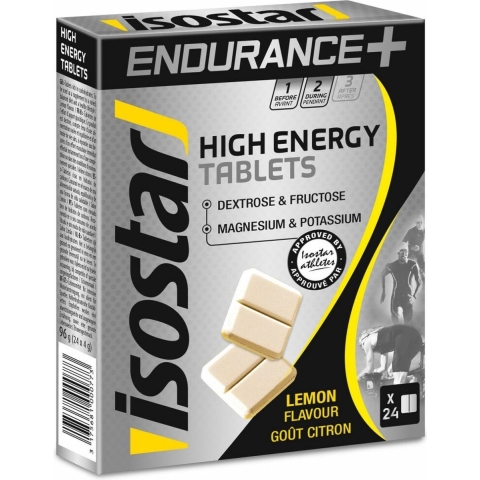 6x Isostar High Energy Tablets Lemon 24 stuks