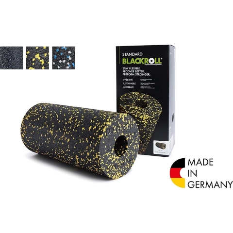 Blackroll Standard Foam Roller - 30 cm - Zwart/Geel