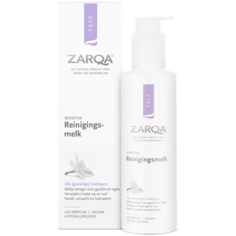 3x Zarqa Reinigingsmelk Sensitive 200 ml