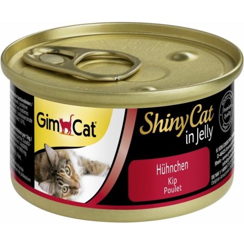 24x GimCat ShinyCat in Jelly Kip 70 gr