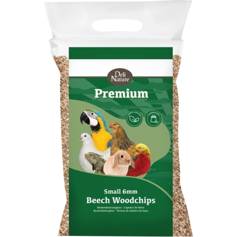 4x Deli Nature Premium Beukenhoutsnippers 6 mm Fijn 5 kg