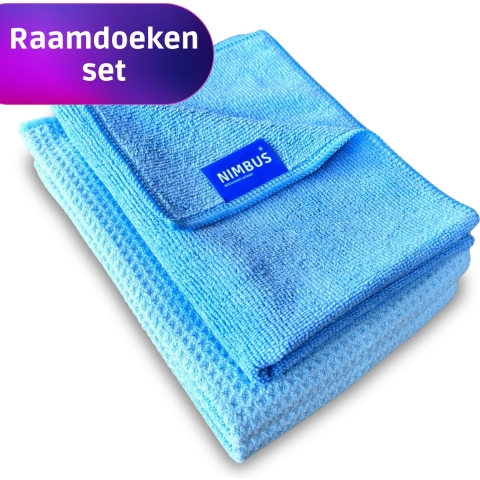 1x Schoonmaakdoek&1x Droogdoek Badkamer Set Pakket