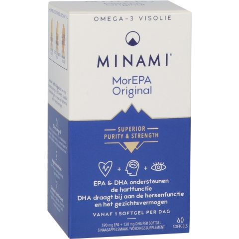 Gratis Verzending: Minami MorEpa Original 60 softgels