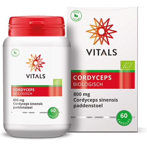 Gratis Verzending: Vitals Cordyceps Bio 60 capsules