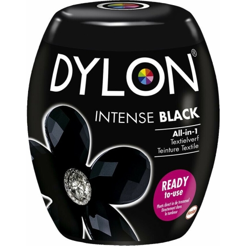 3x Dylon Textielverf Intense Black 350 gr