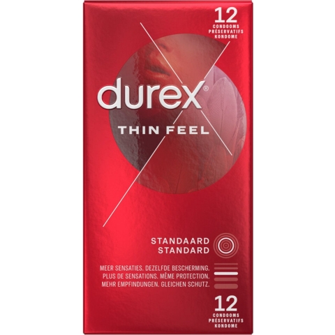 2x Durex Condooms Thin Feel 12 stuks