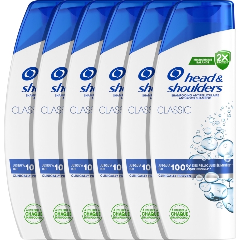 6x Head&Shoulders Shampoo Classic 300 ml