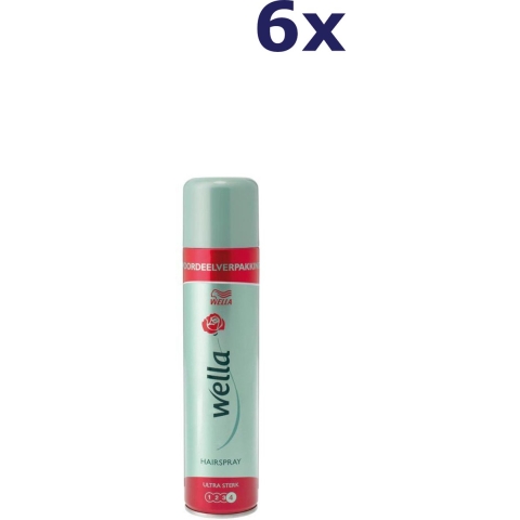 6x Wella Haarspray Ultra Strong Hold 400 ml