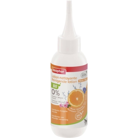 3x Beaphar Bio Reinigende Lotion Ogen 100 ml