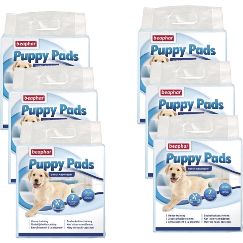 6x Beaphar Puppy Pads 7 stuks
