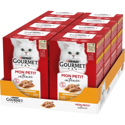 8x Gourmet Mon Petit Duo Vlees 6 x 50 gr