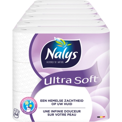 3x Nalys Ultra Soft Toiletpapier 2-laags 18 stuks