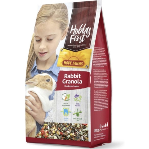 6x HobbyFirst Hope Farms Konijn Granola 800 gr