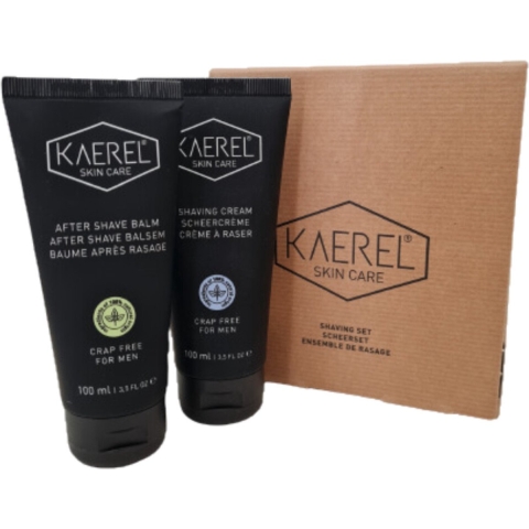 Kaerel Shaving Set Scheercréme 100 ml + After Shave Balsem 100 ml 1 set