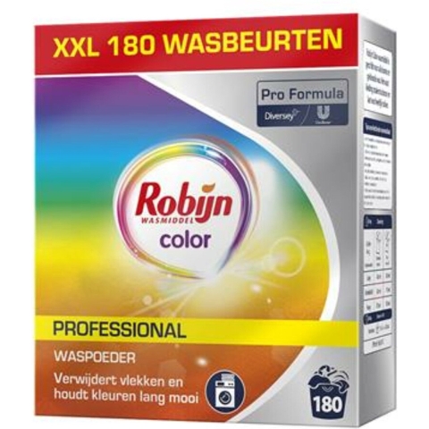 Robijn Professional Wasmiddel Poeder Gekleurde Was 180 Wasbeurten Pro Formula 8 kg
