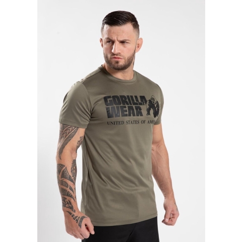 Gorilla Wear Classic Training T-shirt - Legergroen - 4XL